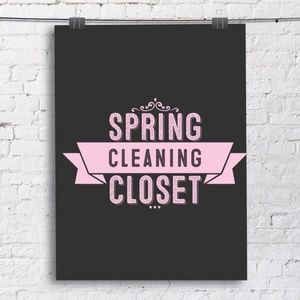 Spring cleaning closet👏😘🙂